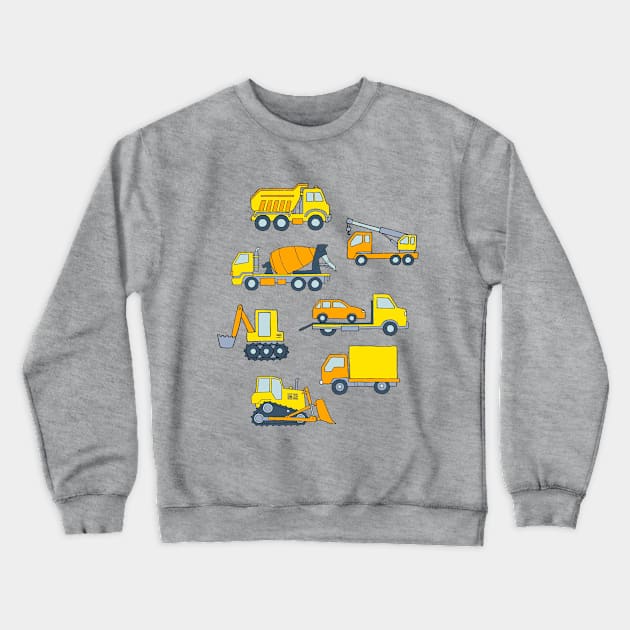 Trucks, trucks, trucks Crewneck Sweatshirt by AlisonKolesar